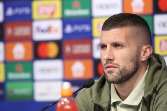 24.10.2022., Zagreb - Nogometas AC Milana Ante Rebic odrzao je konferenciju za medije na stadionu Maksimir uoci utakmice 5. kola UEFA Liga prvake izmedju GNK Dinamo - AC Milan. Photo: Luka Stanzl/PIXSELL