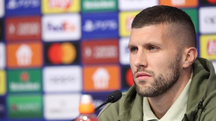 24.10.2022., Zagreb - Nogometas AC Milana Ante Rebic odrzao je konferenciju za medije na stadionu Maksimir uoci utakmice 5. kola UEFA Liga prvake izmedju GNK Dinamo - AC Milan. Photo: Luka Stanzl/PIXSELL