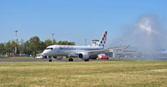 U Zagreb sletio Airbus A220-300 Croatia Airlinesa